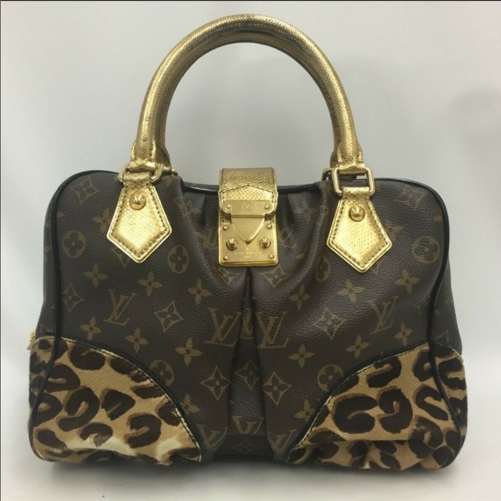 Louis Vuitton Adele leopard Steven spruce bag., very rare, limited edition